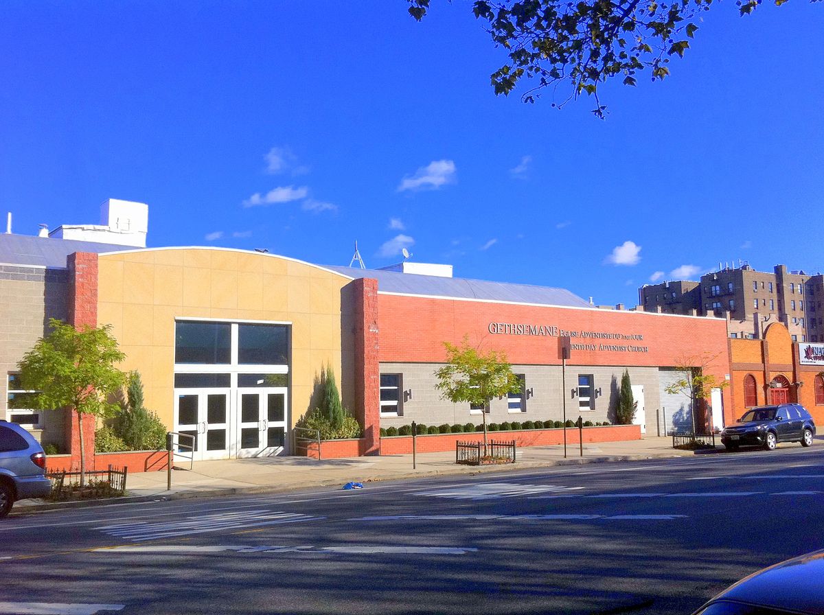 Completed church exterior and new facade